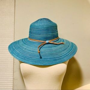 Cappelli Straworld | Turquoise Sunhat NWT